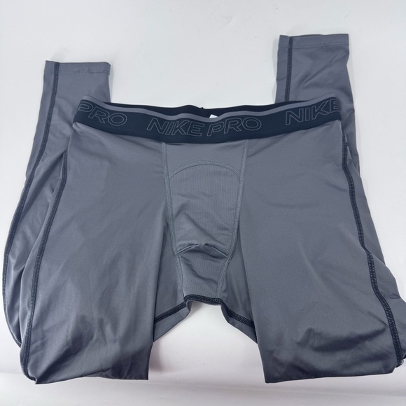 Nike Pro Dri Fit Compression pants in Gray and Black - Picture 1 of 9
